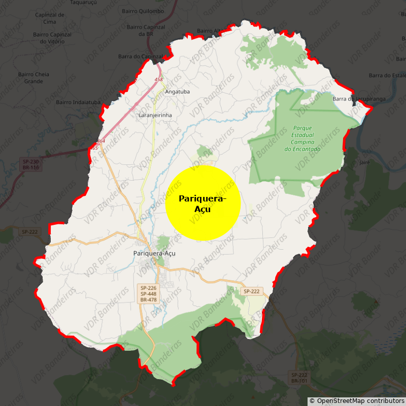 Imagem da Bandeira Pariquera-Açu