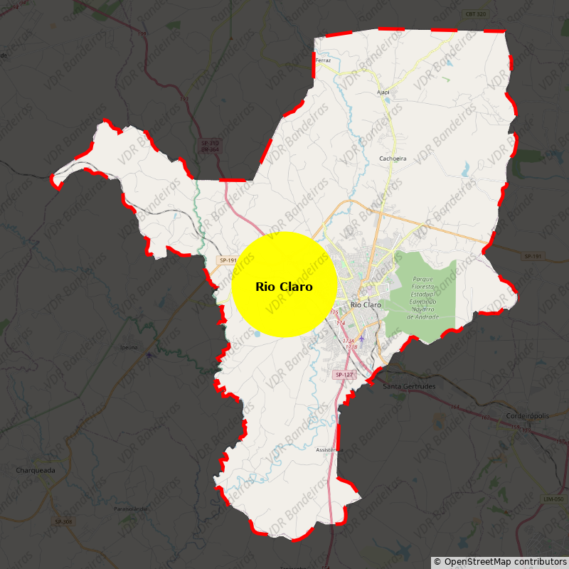 Imagem da Bandeira Rio Claro