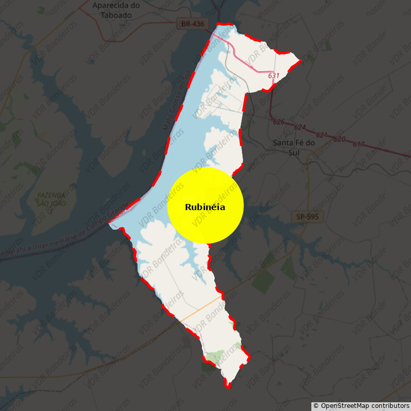 Imagem da Bandeira Rubinéia