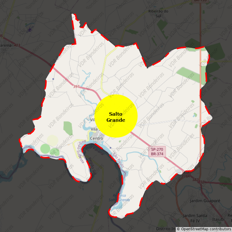 Imagem da Bandeira Salto Grande