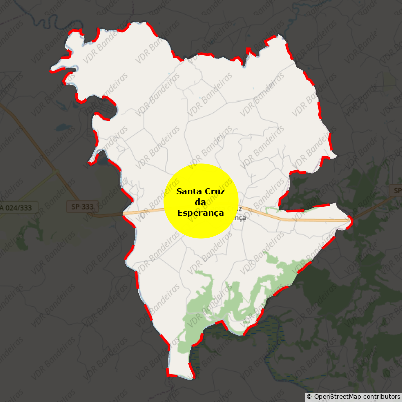 Imagem da Bandeira Santa Cruz da Esperança