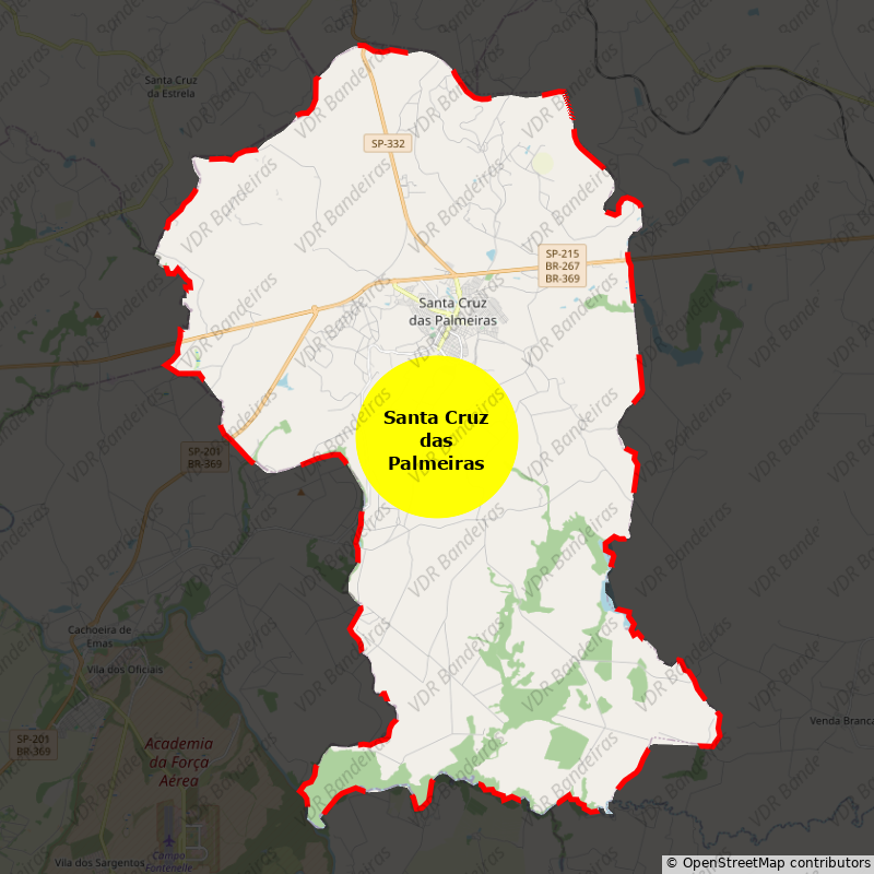 Imagem da Bandeira Santa Cruz das Palmeiras