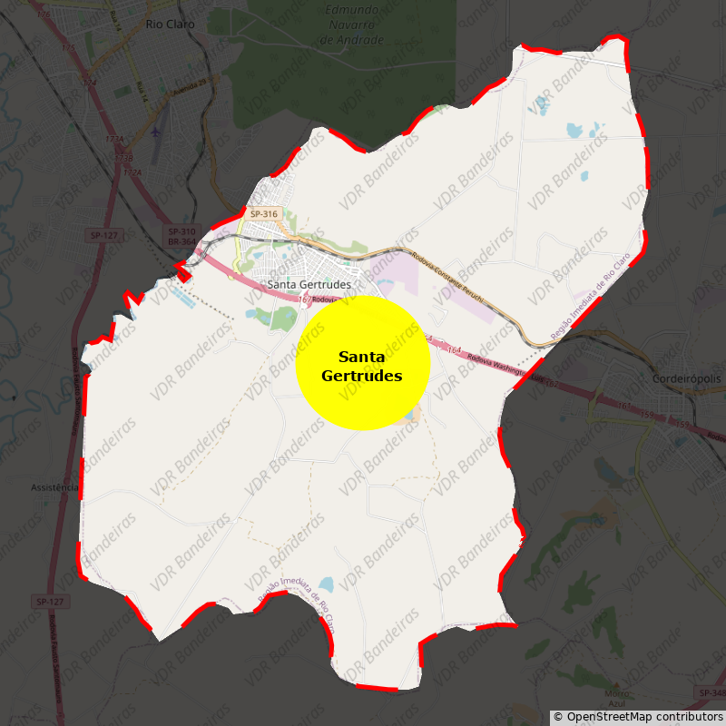 Imagem da Bandeira Santa Gertrudes