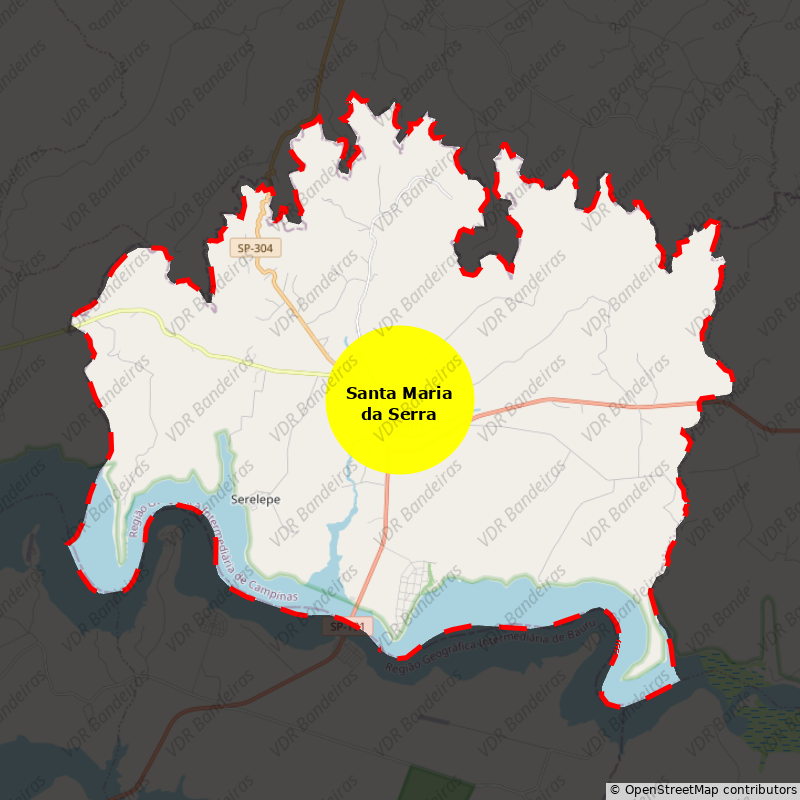 Imagem da Bandeira Santa Maria da Serra