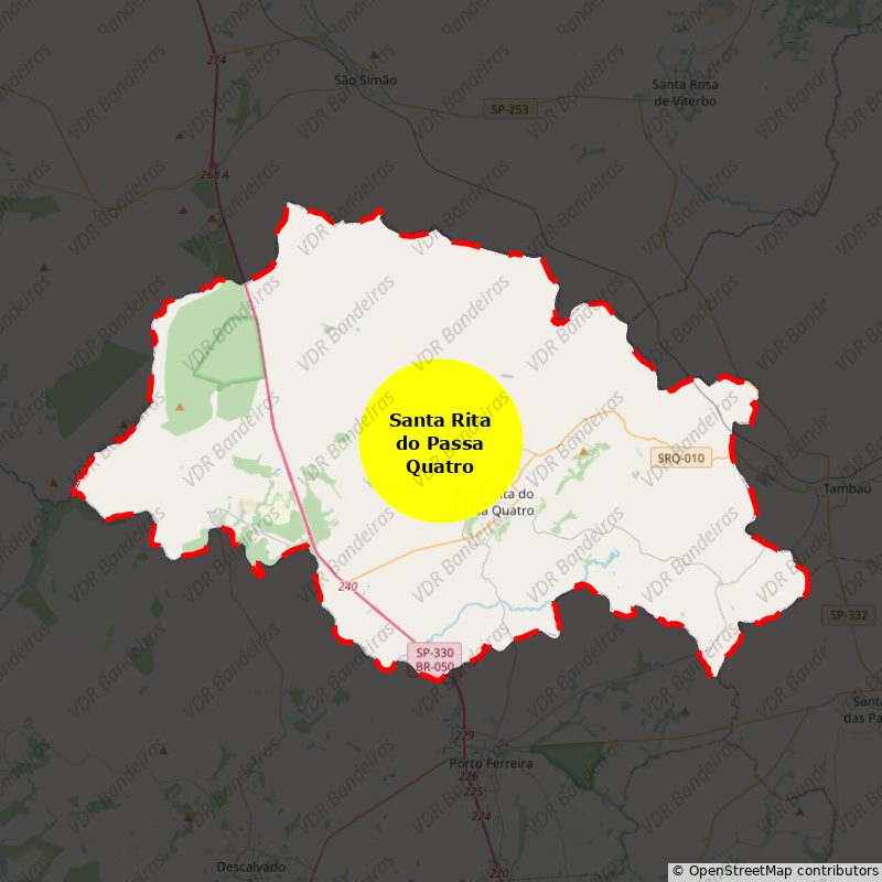 Imagem da Bandeira Santa Rita do Passa Quatro
