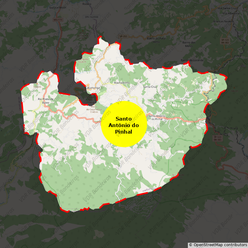 Imagem da Bandeira Santo Antônio do Pinhal