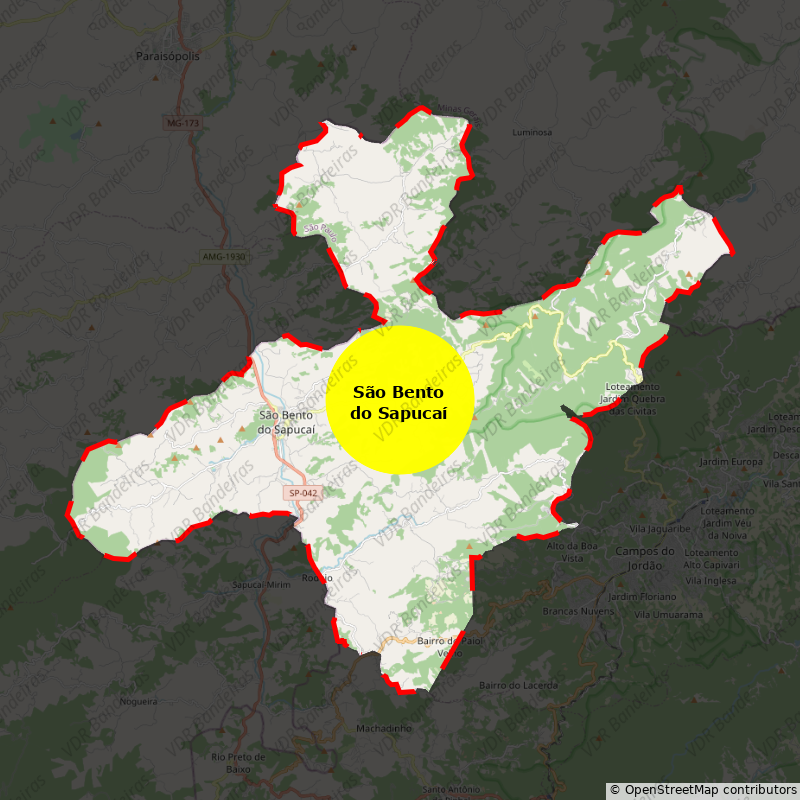 Imagem da Bandeira São Bento do Sapucaí