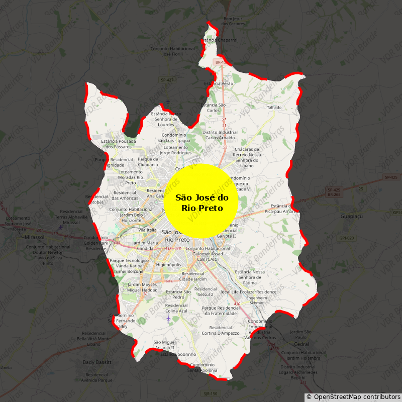 Imagem da Bandeira São José do Rio Preto