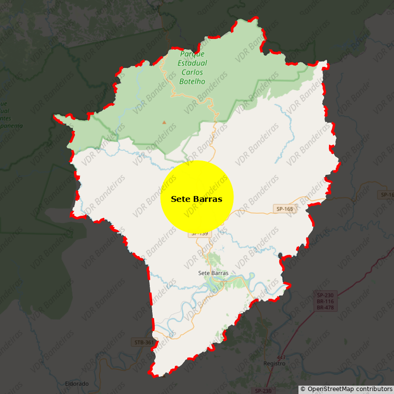 Imagem da Bandeira Sete Barras