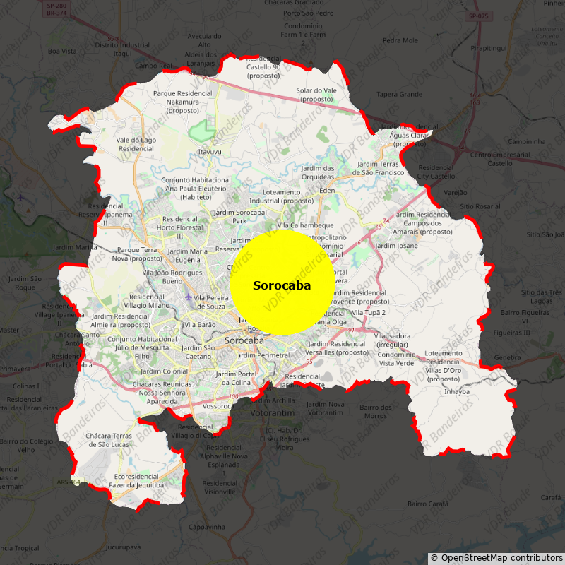 Imagem da Bandeira Sorocaba