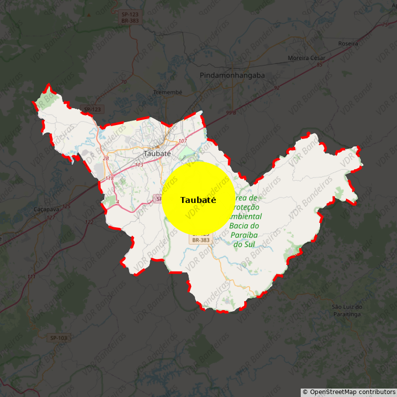 Imagem da Bandeira Taubaté