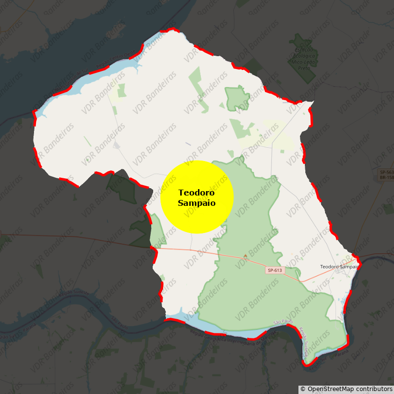 Imagem da Bandeira Teodoro Sampaio