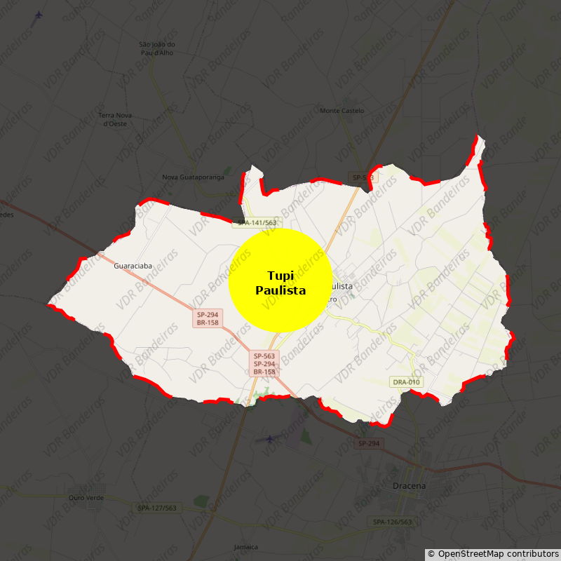 Imagem da Bandeira Tupi Paulista