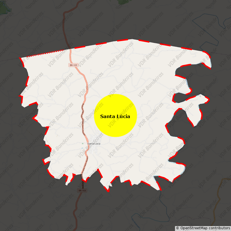 Imagem da Bandeira Santa Lúcia