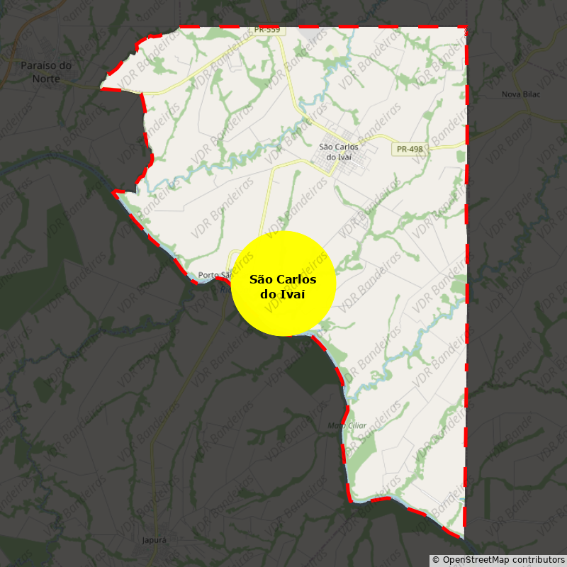 Imagem da Bandeira São Carlos do Ivaí