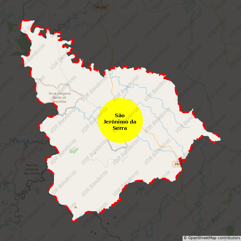 Imagem da Bandeira São Jerônimo da Serra