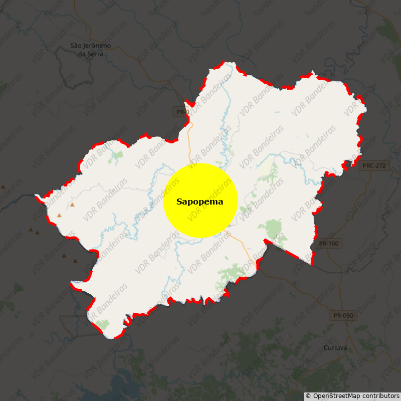 Imagem da Bandeira Sapopema