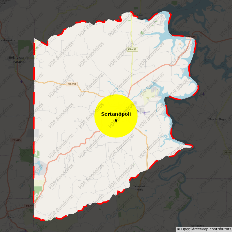 Imagem da Bandeira Sertanópolis