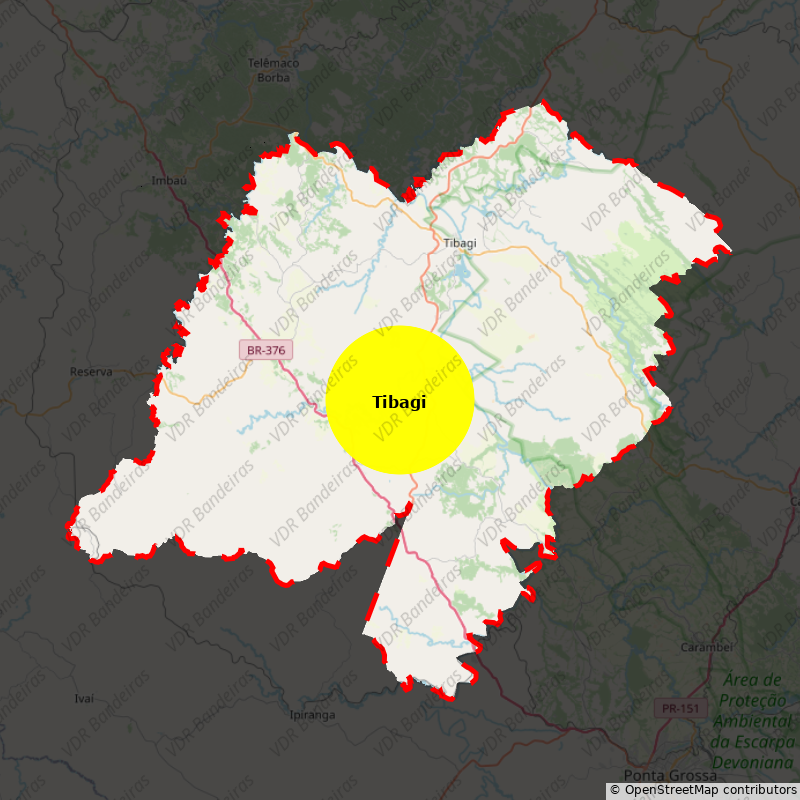 Imagem da Bandeira Tibagi