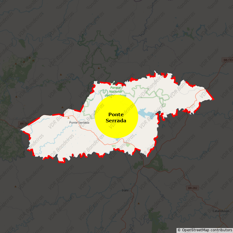 Imagem da Bandeira Ponte Serrada