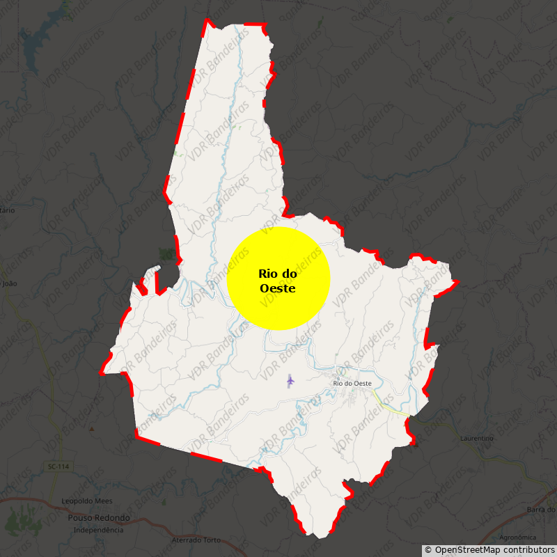 Imagem da Bandeira Rio do Oeste