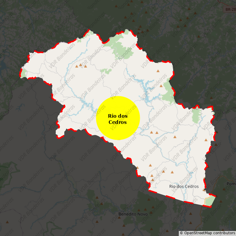 Imagem da Bandeira Rio dos Cedros
