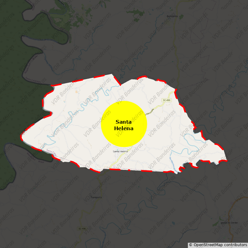 Imagem da Bandeira Santa Helena