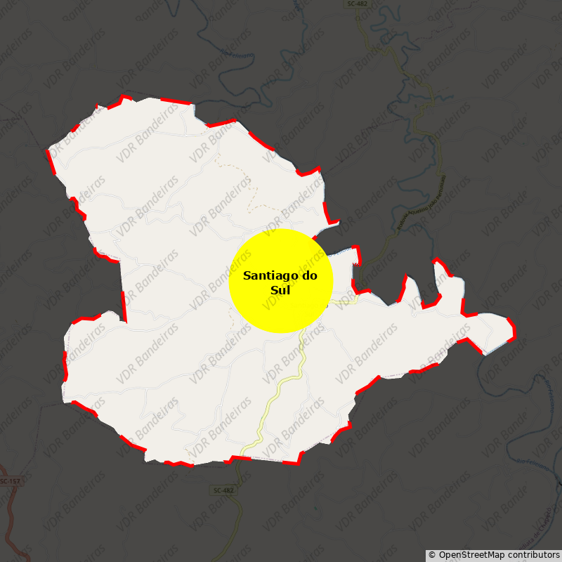 Imagem da Bandeira Santiago do Sul