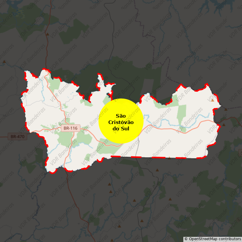 Imagem da Bandeira São Cristóvão do Sul