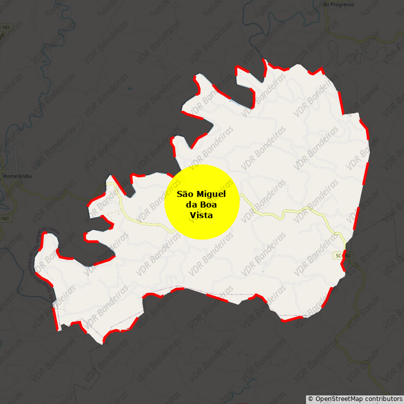 Imagem da Bandeira São Miguel da Boa Vista