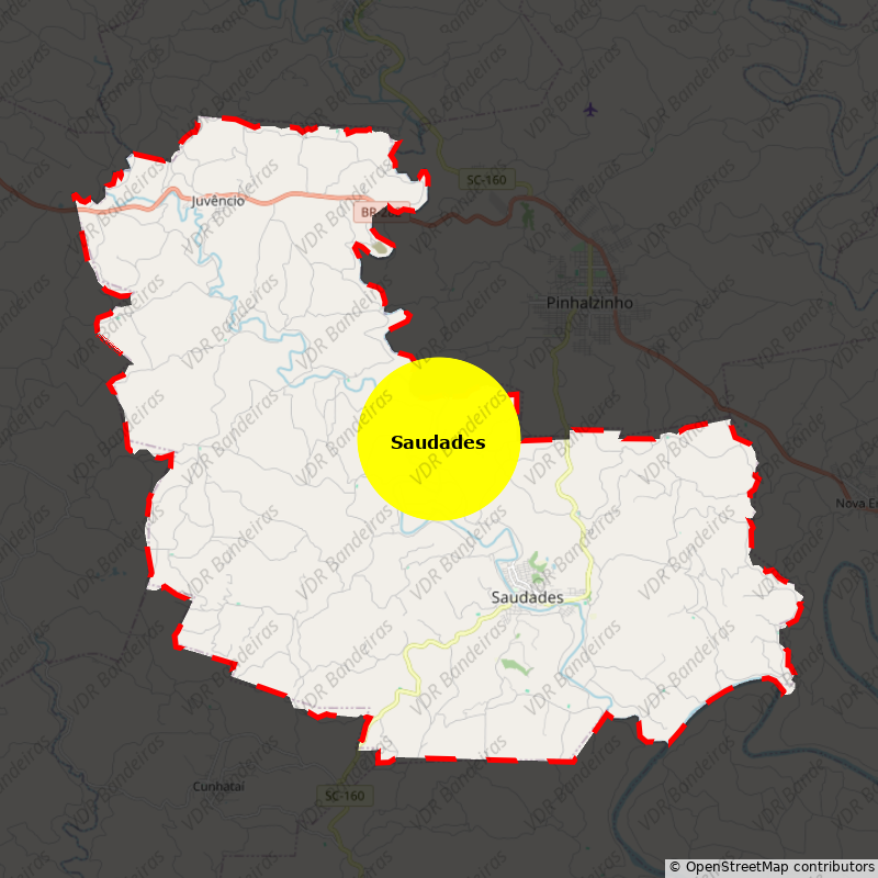 Imagem da Bandeira Saudades