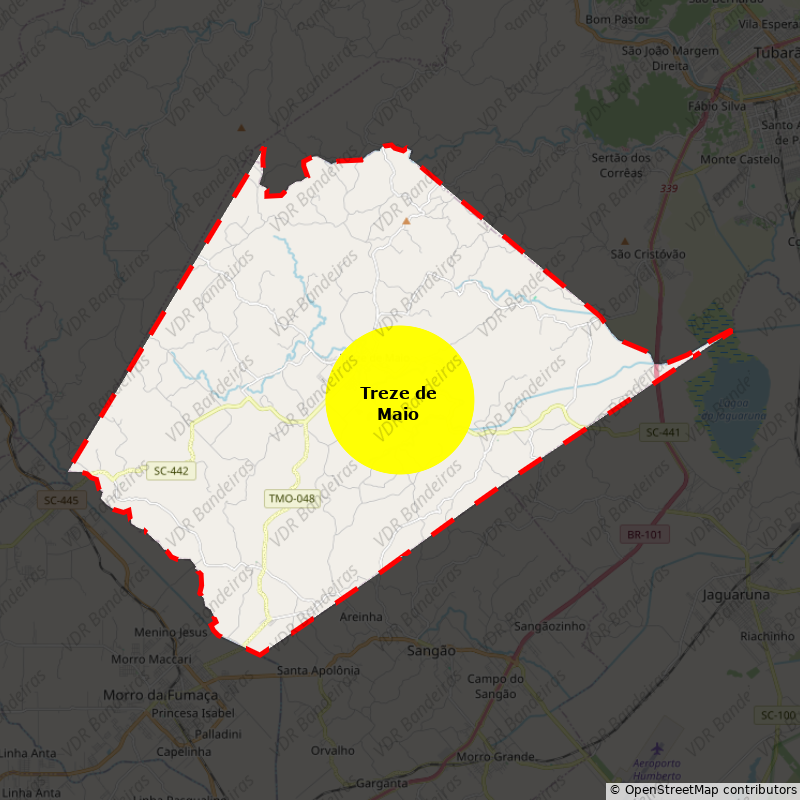 Imagem da Bandeira Treze de Maio