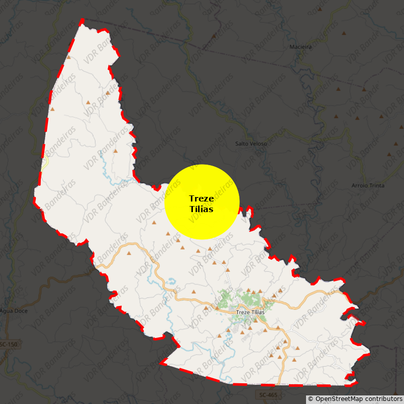 Imagem da Bandeira Treze Tílias
