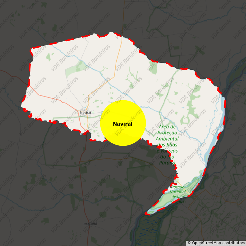 Imagem da Bandeira Naviraí