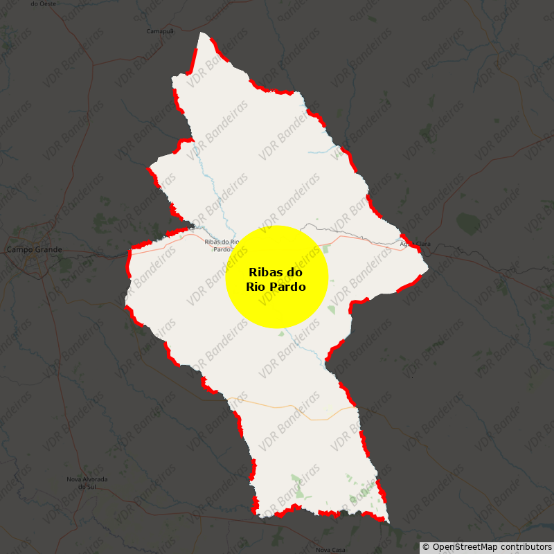 Imagem da Bandeira Ribas do Rio Pardo