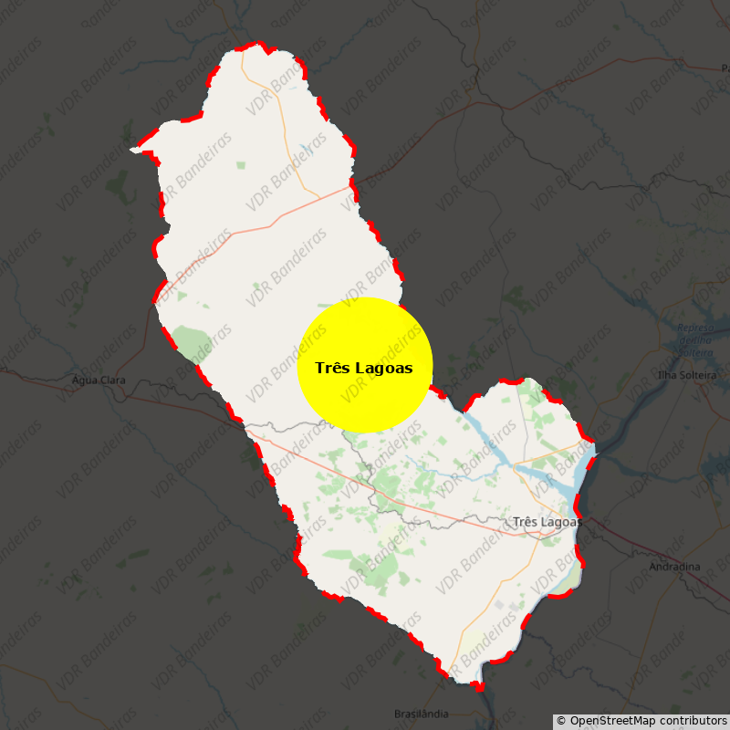 Imagem da Bandeira Três Lagoas