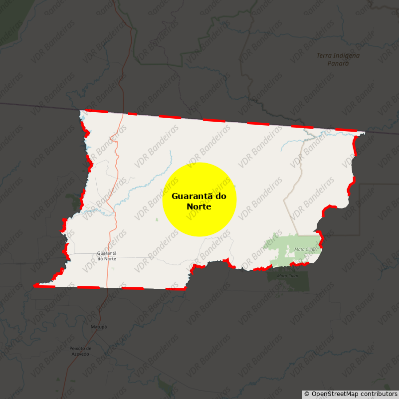 Imagem da Bandeira Guarantã do Norte
