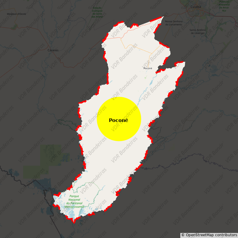 Imagem da Bandeira Poconé