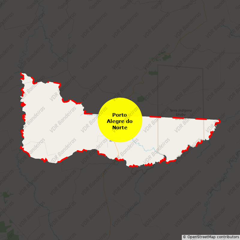 Imagem da Bandeira Porto Alegre do Norte