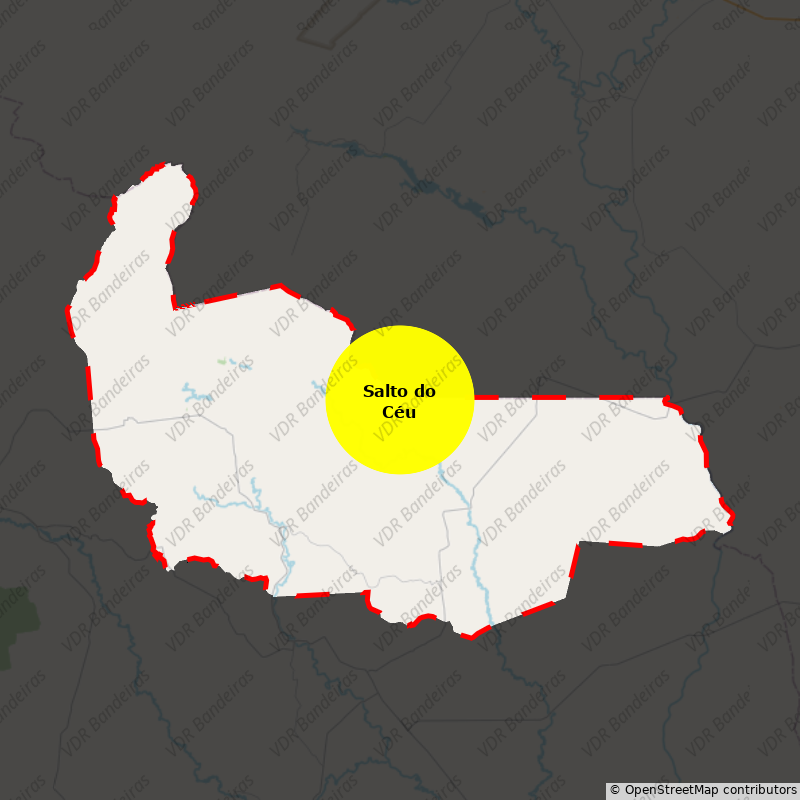 Imagem da Bandeira Salto do Céu