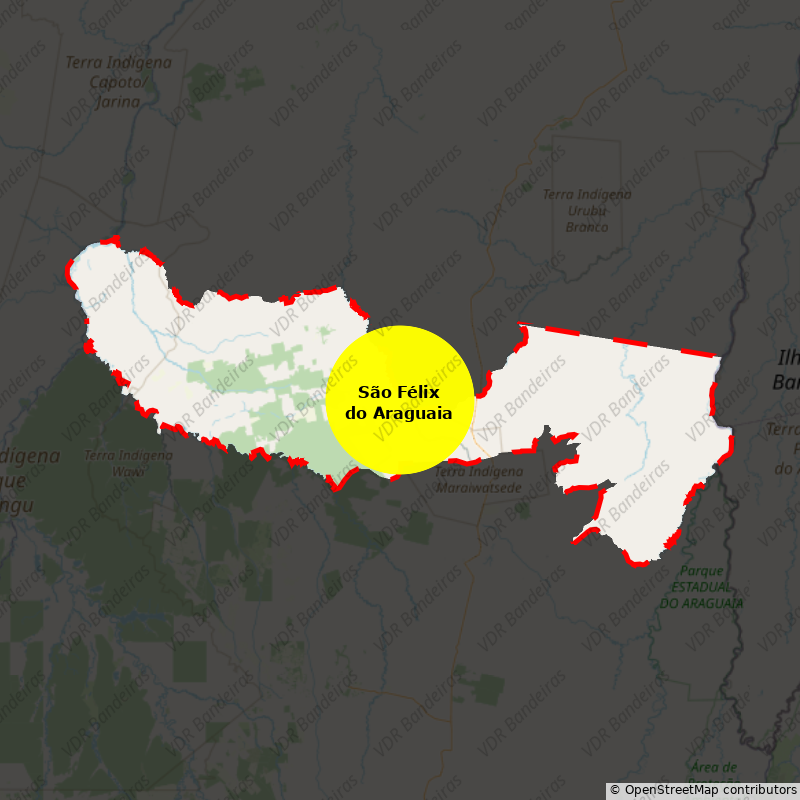 Imagem da Bandeira São Félix do Araguaia