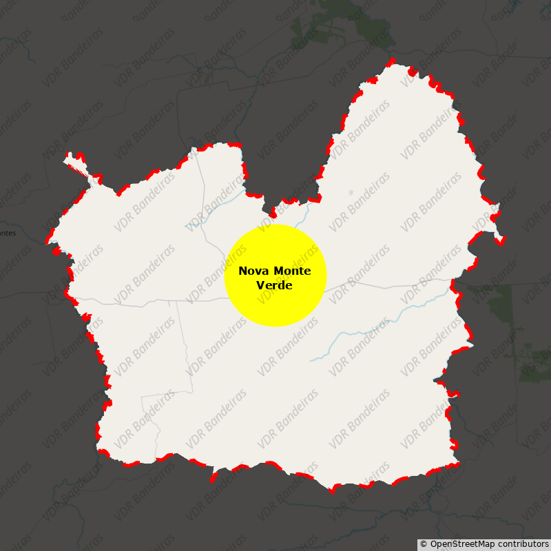 Imagem da Bandeira Nova Monte Verde