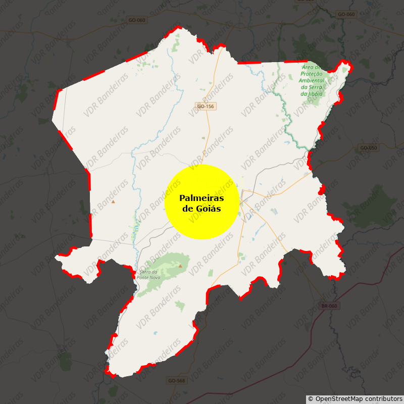 Imagem da Bandeira Palmeiras de Goiás