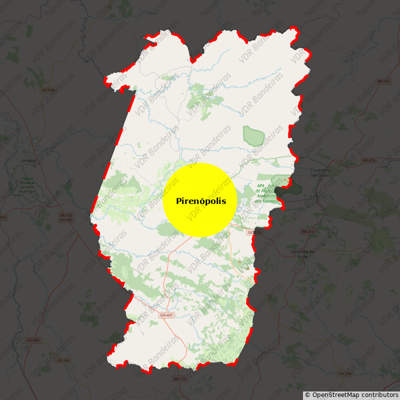 Imagem da Bandeira Pirenópolis
