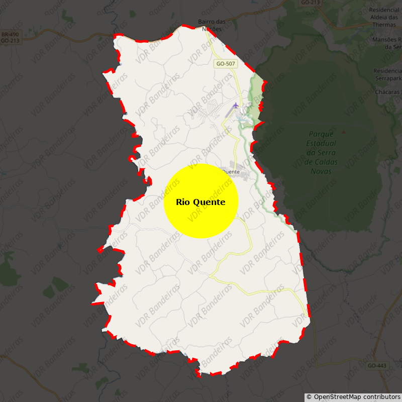 Imagem da Bandeira Rio Quente