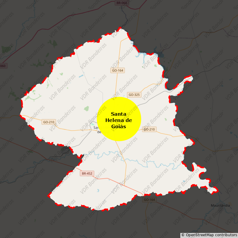 Imagem da Bandeira Santa Helena de Goiás