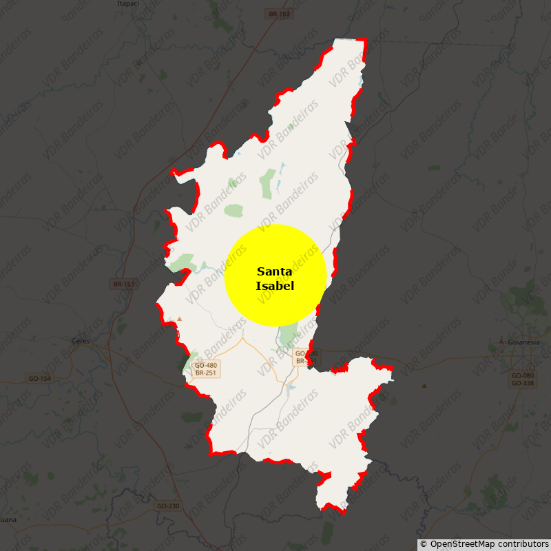 Imagem da Bandeira Santa Isabel
