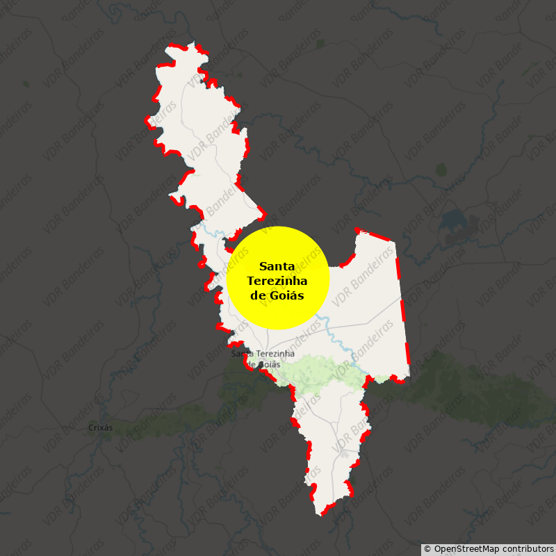 Imagem da Bandeira Santa Terezinha de Goiás