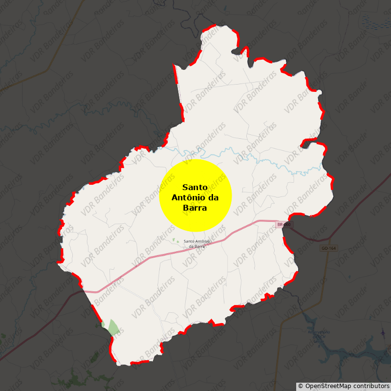 Imagem da Bandeira Santo Antônio da Barra