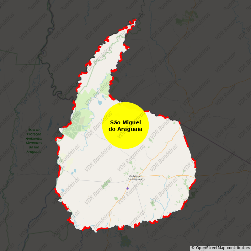 Imagem da Bandeira São Miguel do Araguaia